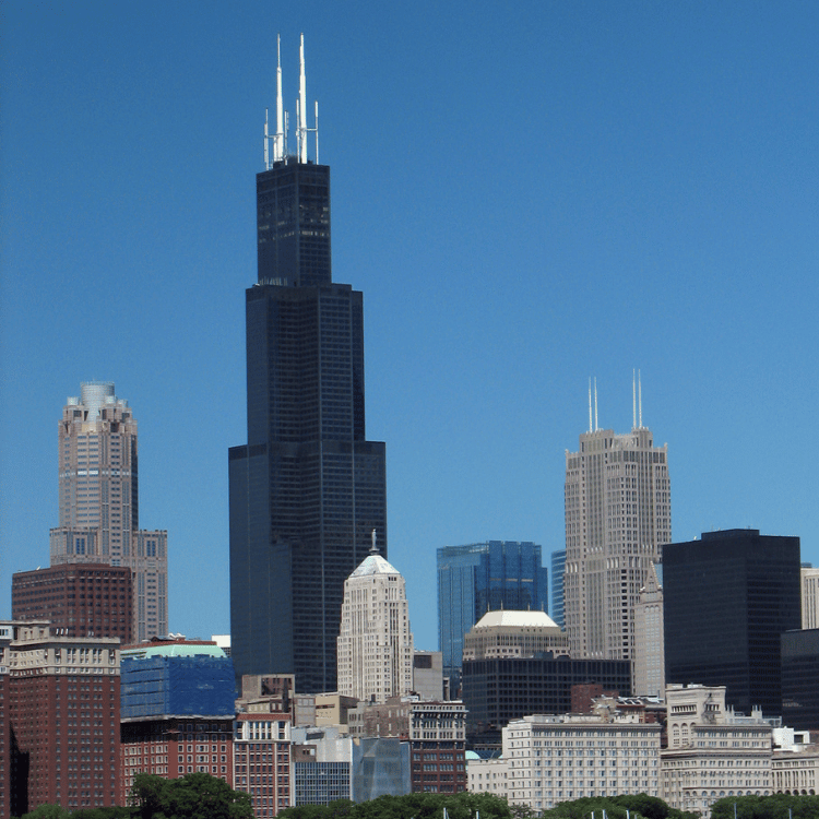 The Sears Tower in Chicago. A reminder of how Sears Missed The Digital Era.